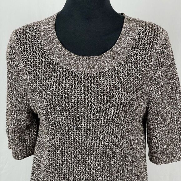 Pendleton NWOT Knit Cotton Blend Short Sleeve Sweater - Women’s M - Picture 5 of 8